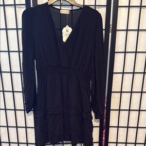 Altar'd State Black Mini Dress Chic and Timeless